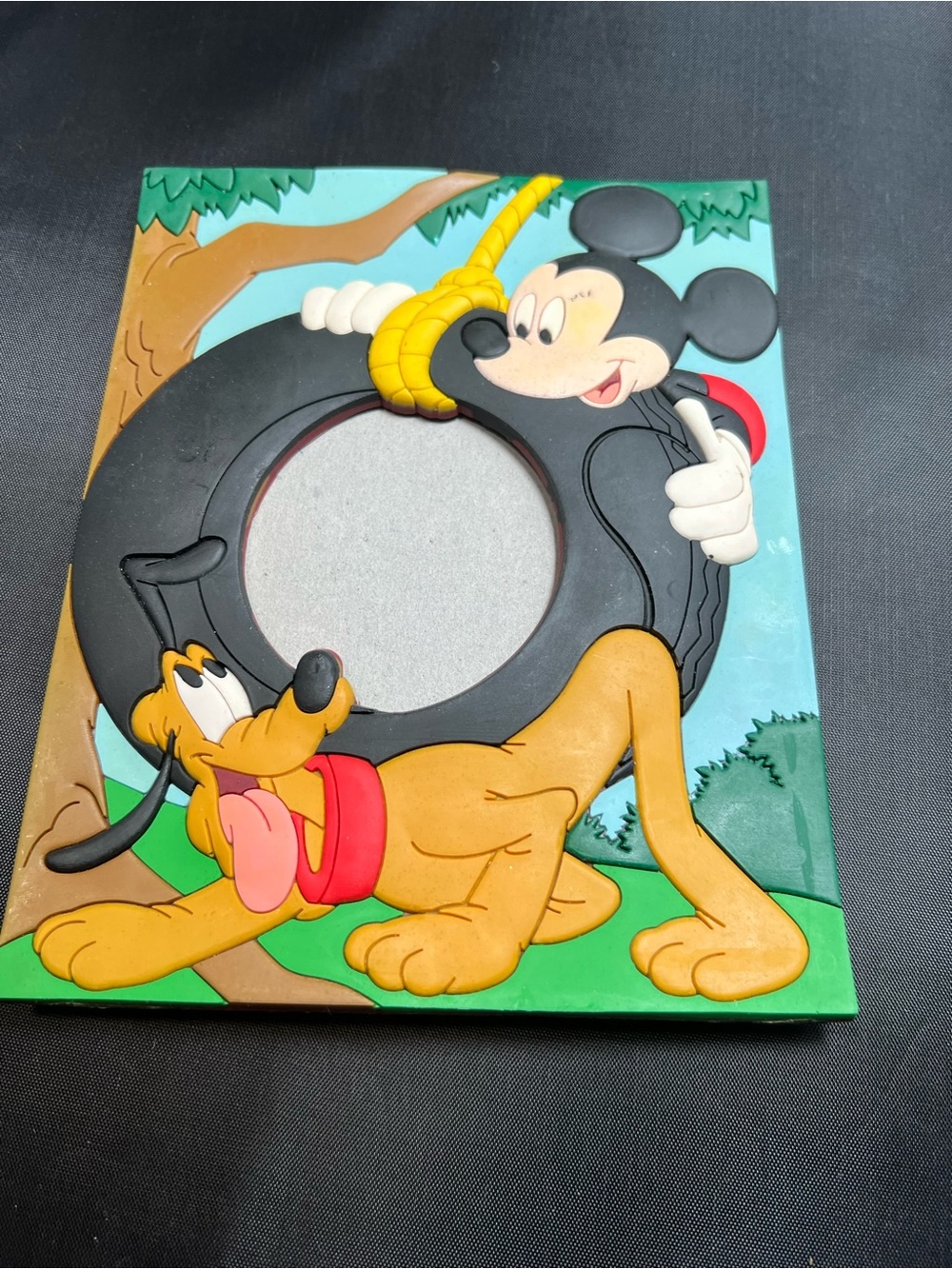 Disney Mickey Mouse & Pluto Tire Swing 3D Picture Frame – Connoisseur